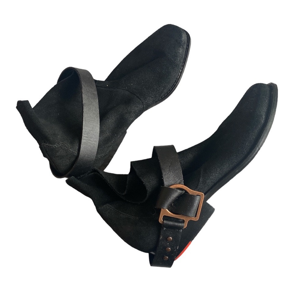 Joe’s Black Suede Ankle Boots